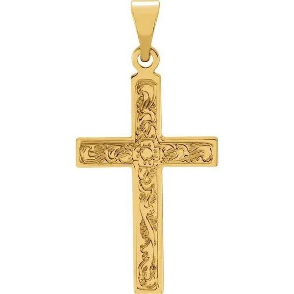 Floral Cross Pendant James & Williams Jewelers Berwyn, IL