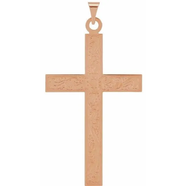 Floral Cross Pendant James & Williams Jewelers Berwyn, IL