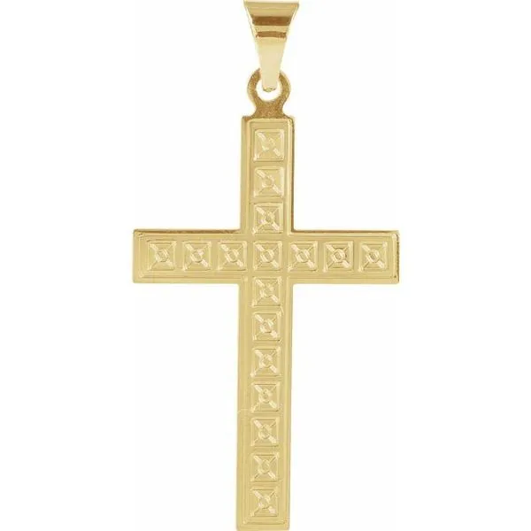 Geometric Cross Pendant James & Williams Jewelers Berwyn, IL