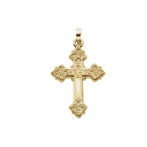Hollow Cross Pendant J. Meredith Jewelers Delafield, WI