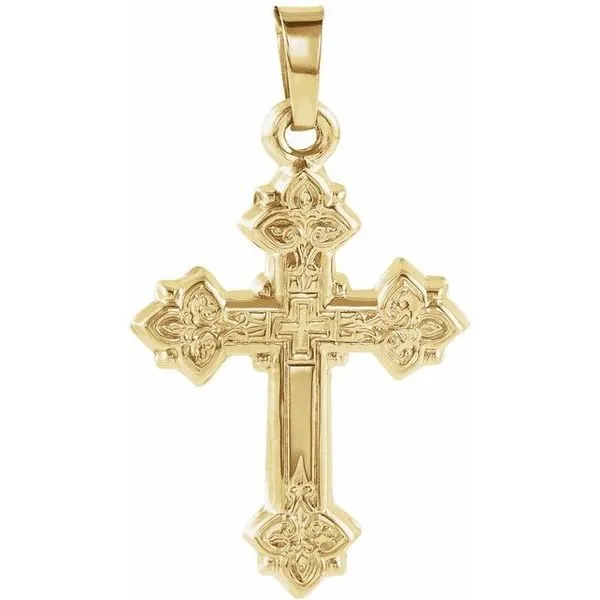 Hollow Cross Pendant J. Meredith Jewelers Delafield, WI