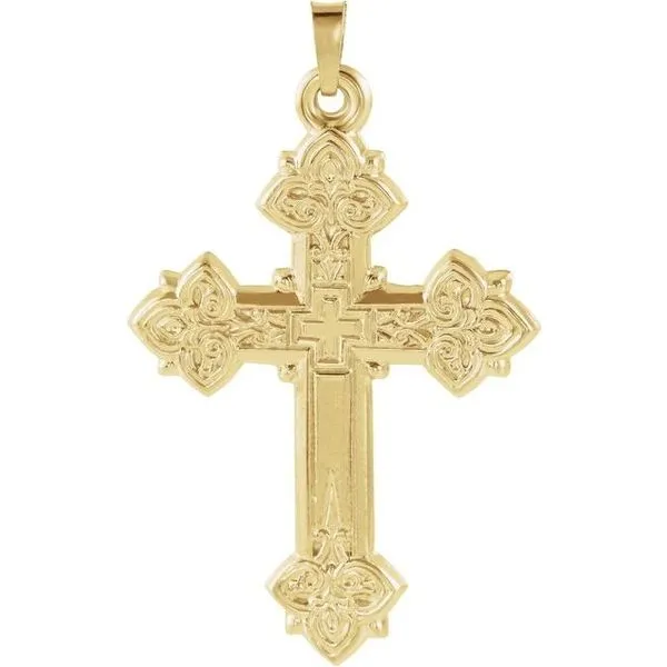 Hollow Cross Pendant James & Williams Jewelers Berwyn, IL