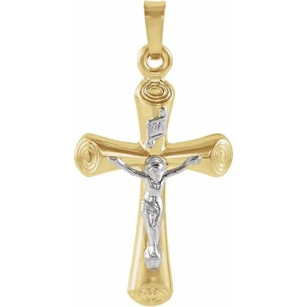 Hollow Crucifix Pendant J. Meredith Jewelers Delafield, WI