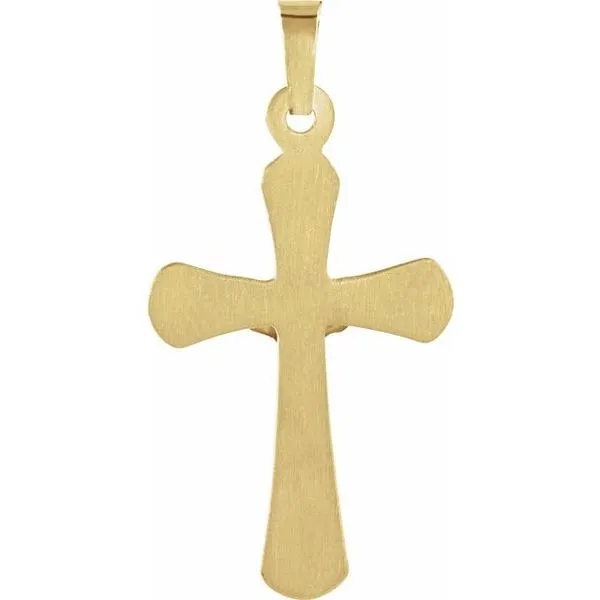 Hollow Crucifix Pendant Image 3 J. Meredith Jewelers Delafield, WI