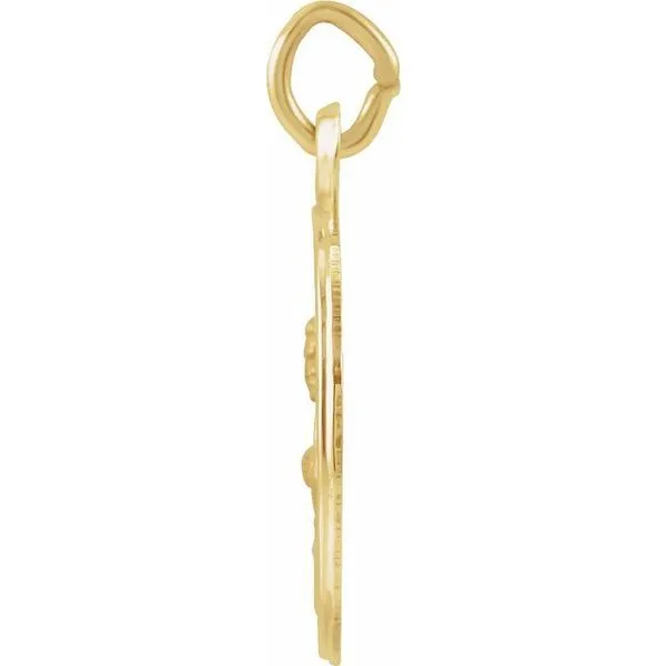 St. John the Evangelist Medal Pendant Image 2 D'Errico Jewelry Scarsdale, NY