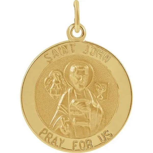 St. John the Evangelist Medal Pendant M. J. Thomas Jewelers, Ltd. Stratford, CT