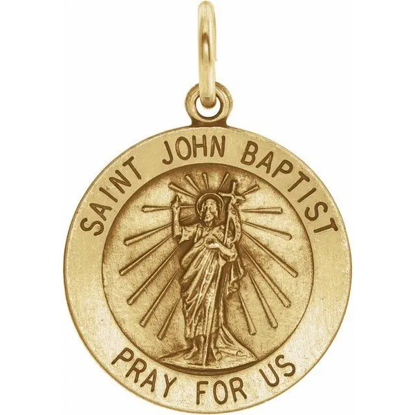 St. John the Baptist Medal James & Williams Jewelers Berwyn, IL