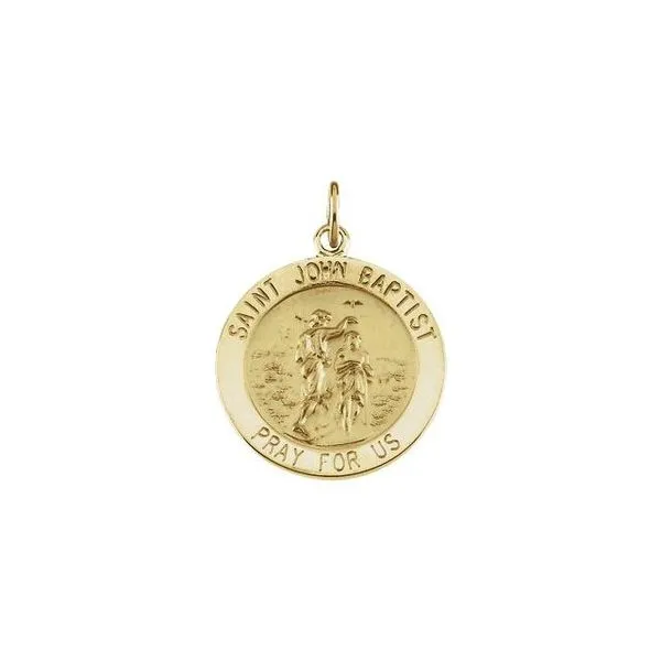 St. John the Baptist Medal Pendant Hopman Jewelers Elkhart, IN