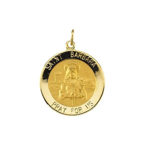 St. Barbara Medal Ellsworth Jewelers Ellsworth, ME