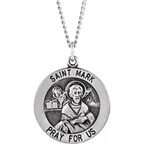 St. Mark Medal Necklace Arnold's Jewelry and Gifts Logansport, IN