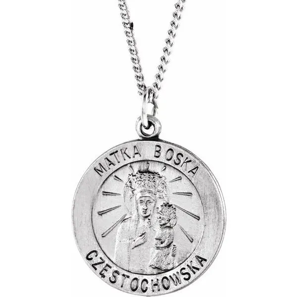 Matka Boska Medal Necklace Hopman Jewelers Elkhart, IN