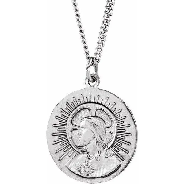 Matka Boska Medal Necklace Image 3 Hopman Jewelers Elkhart, IN
