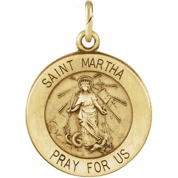 St. Martha Medal Pendant Hopman Jewelers Elkhart, IN