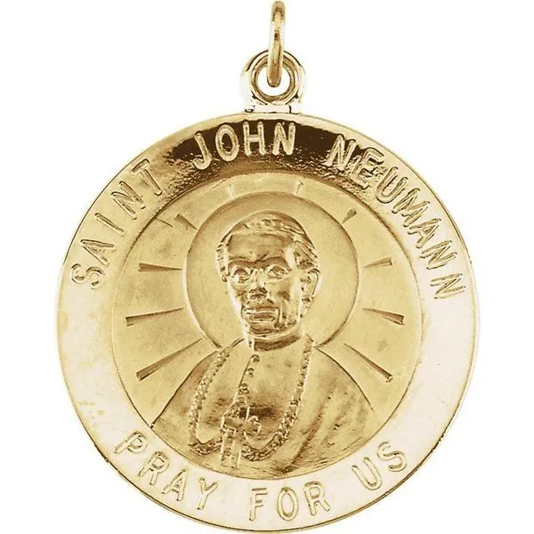 St. John Neumann Medal Pendant J. Meredith Jewelers Delafield, WI