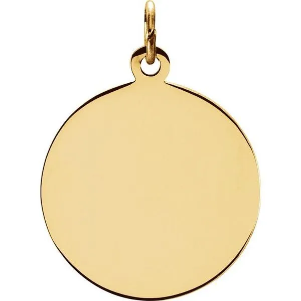 Holy Trinity Medal Pendant Image 3 J. Meredith Jewelers Delafield, WI