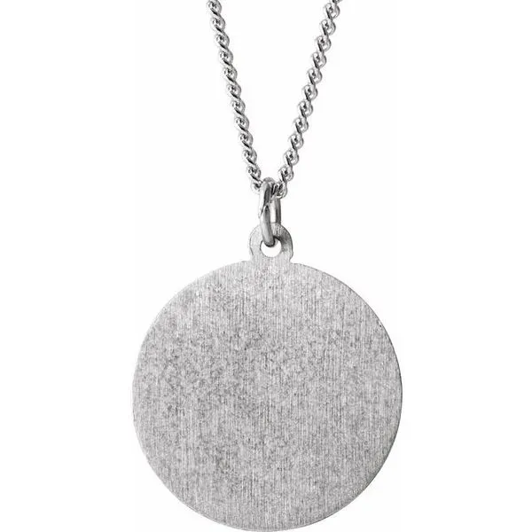 Round Infant of Prague Medal Necklace Image 3 Jewelry Design Studio Jensen Beach, FL