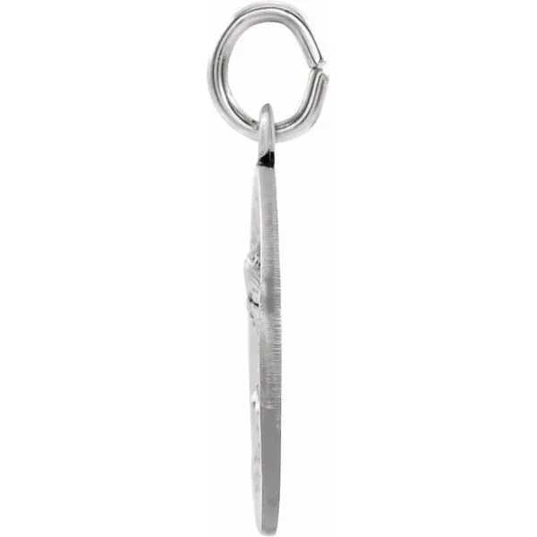 Sacred Heart of Mary Medal Pendant Image 2 James & Williams Jewelers Berwyn, IL