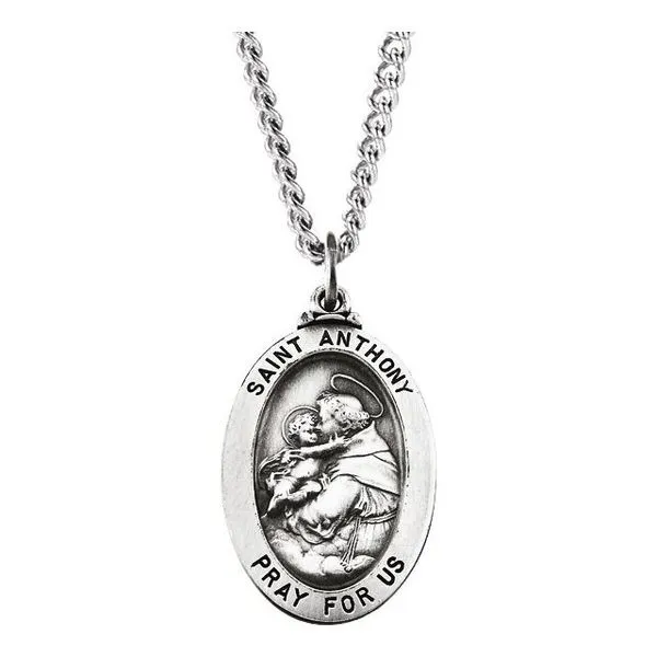 St. Anthony of Padua Medal Necklace J. Meredith Jewelers Delafield, WI