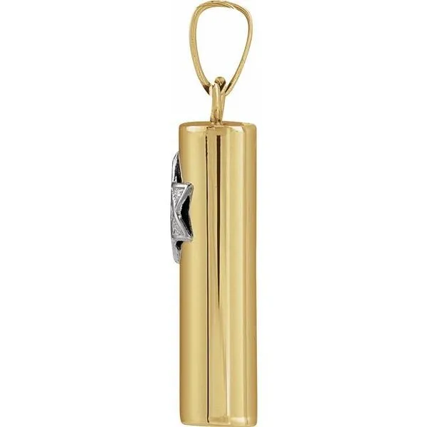 Mezuzah Pendant Image 2 Linwood Custom Jewelers Linwood, NJ