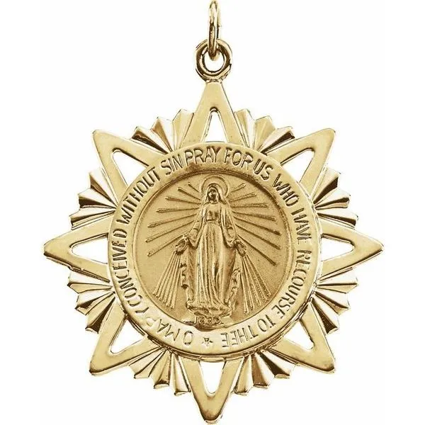 Miraculous Medal James & Williams Jewelers Berwyn, IL
