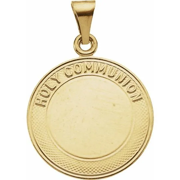 Holy Communion Medal Pendant James & Williams Jewelers Berwyn, IL
