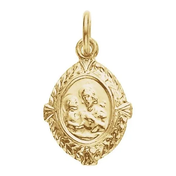 St. Joseph Medal Pendant D'Errico Jewelry Scarsdale, NY