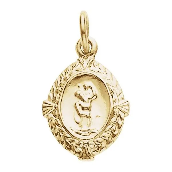 St. Christopher Medal Pendant Arnold's Jewelry and Gifts Logansport, IN