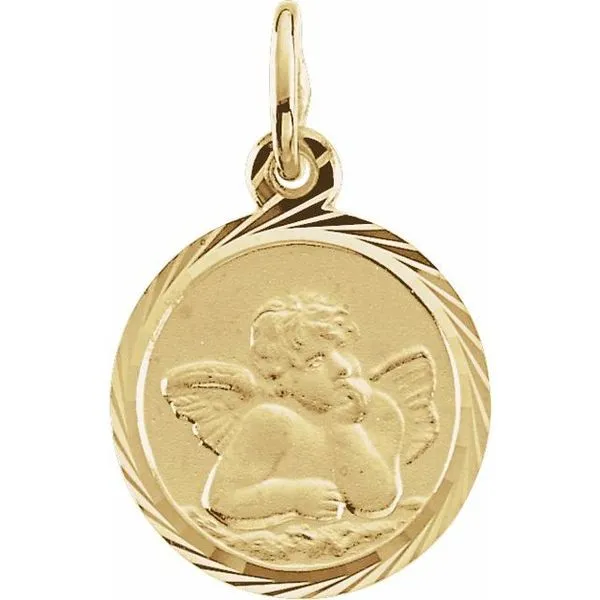 Cherub Pendant Image 2 Arnold's Jewelry and Gifts Logansport, IN