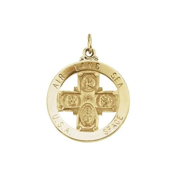 St. Christopher Four-Way Medal Hopman Jewelers Elkhart, IN