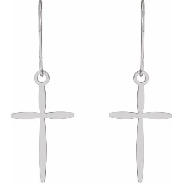 Cross Earrings Image 2 Rasmussen Jewelers Spanish Fork, UT