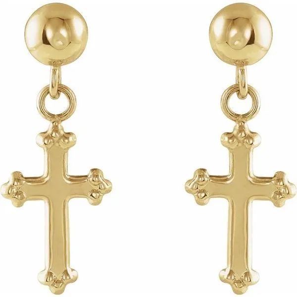 Cross Earrings Image 2 Arnold's Jewelry and Gifts Logansport, IN