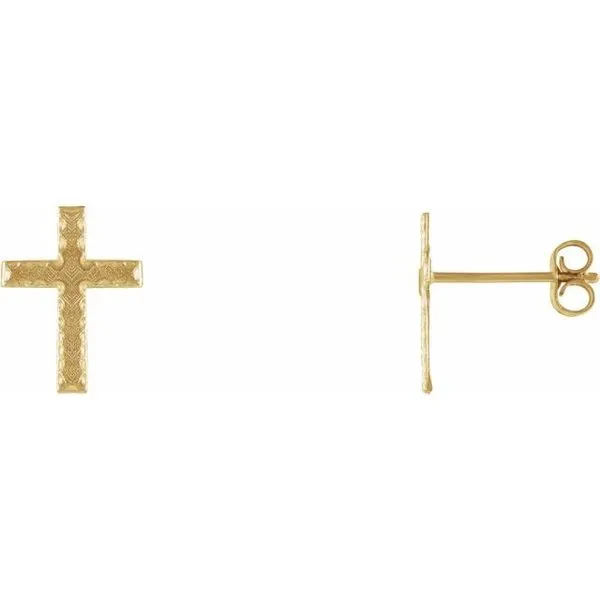Cross Earrings Jewelry Design Studio Jensen Beach, FL