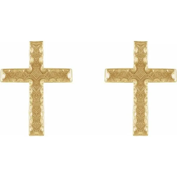 Cross Earrings Image 2 Jewelry Design Studio Jensen Beach, FL