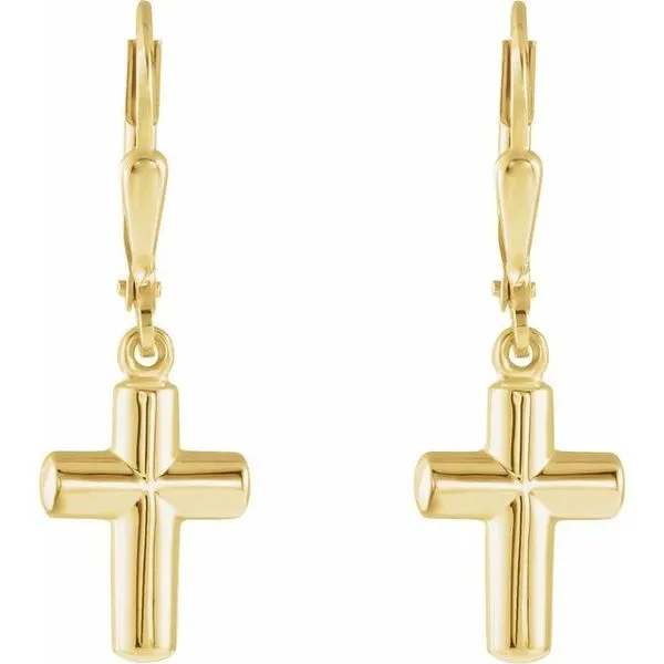 Cross Earrings Image 2 Jewelry Design Studio Jensen Beach, FL