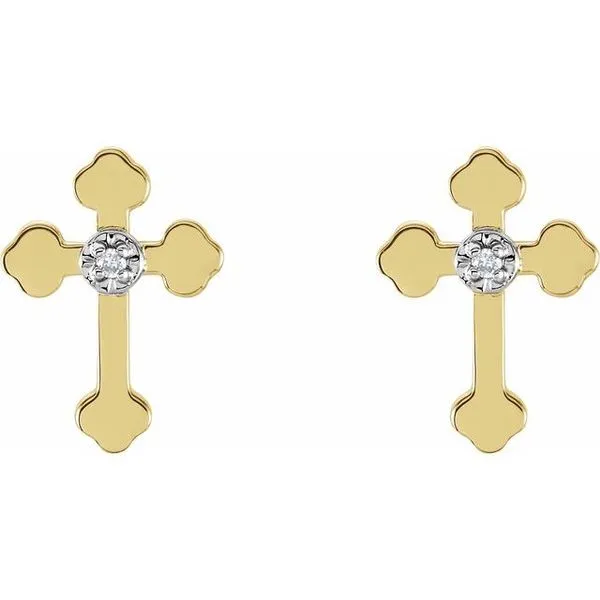 Cross Earrings Image 2 Jewelry Design Studio Jensen Beach, FL