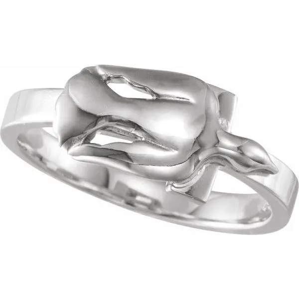 Dove & Cross Ring Image 4 Hopman Jewelers Elkhart, IN