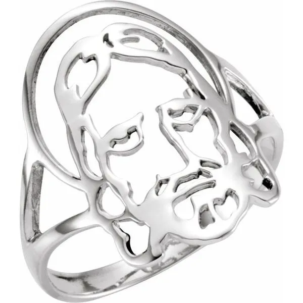 Face of Jesus Ring J. Meredith Jewelers Delafield, WI