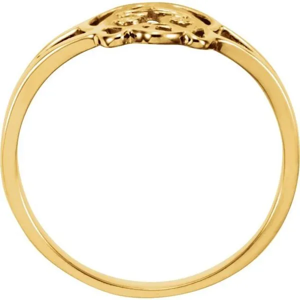 Face of Jesus Ring Image 2 J. Meredith Jewelers Delafield, WI