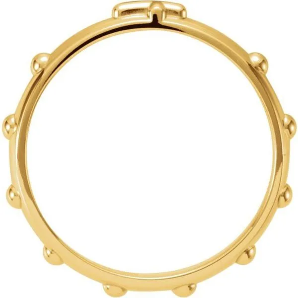 Rosary Ring Image 2 J. Meredith Jewelers Delafield, WI