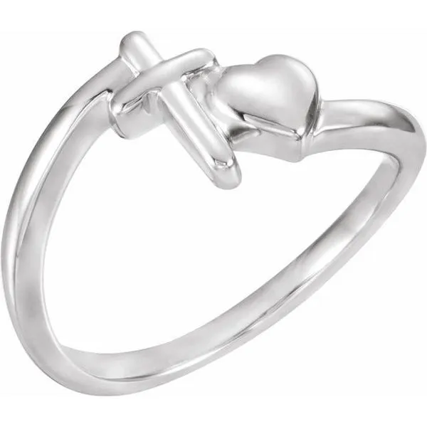 Cross & Heart Chastity Ring Hopman Jewelers Elkhart, IN