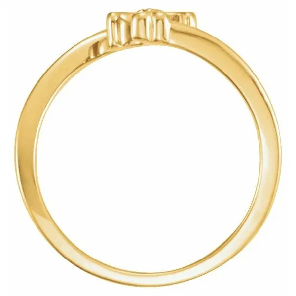 Youth Cross Ring Image 2 Milan's Jewelry Inc Sarasota, FL