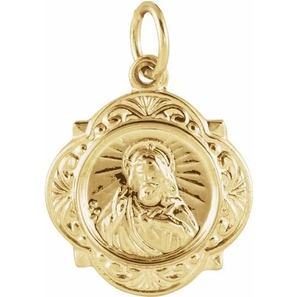 Sacred Heart of Jesus Medal James Wolf Jewelers Mason, OH