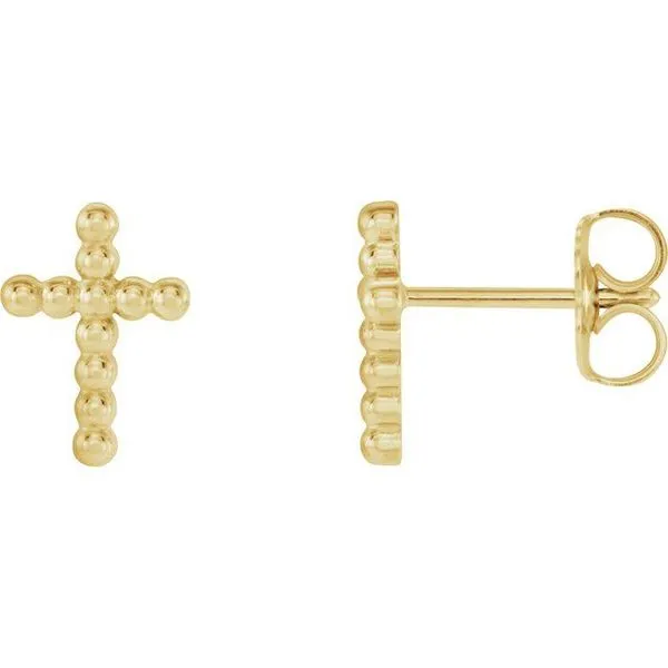 Beaded Cross Earrings Hopman Jewelers Elkhart, IN