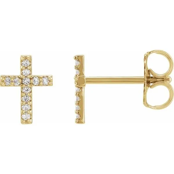 Cross Earrings James & Williams Jewelers Berwyn, IL