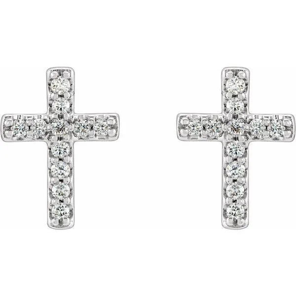 Cross Earrings Image 2 Hopman Jewelers Elkhart, IN