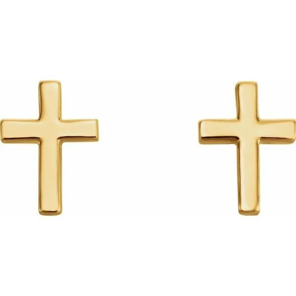 Cross Earrings Image 2 Rasmussen Jewelers Spanish Fork, UT