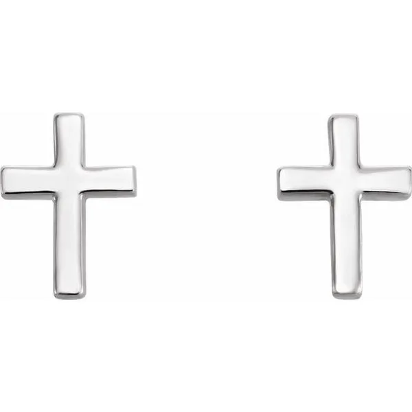 Cross Earrings Image 2 J. Meredith Jewelers Delafield, WI