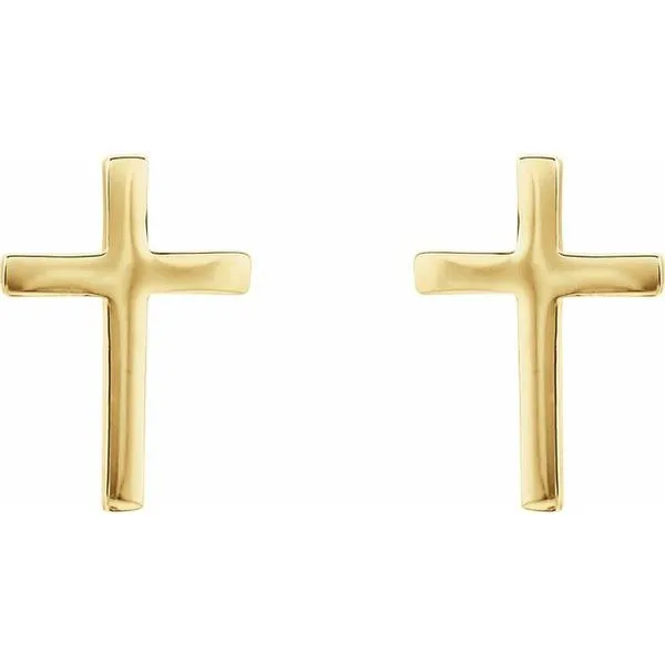 Cross Earrings Image 2 Michael's Jewelry North Wilkesboro, NC