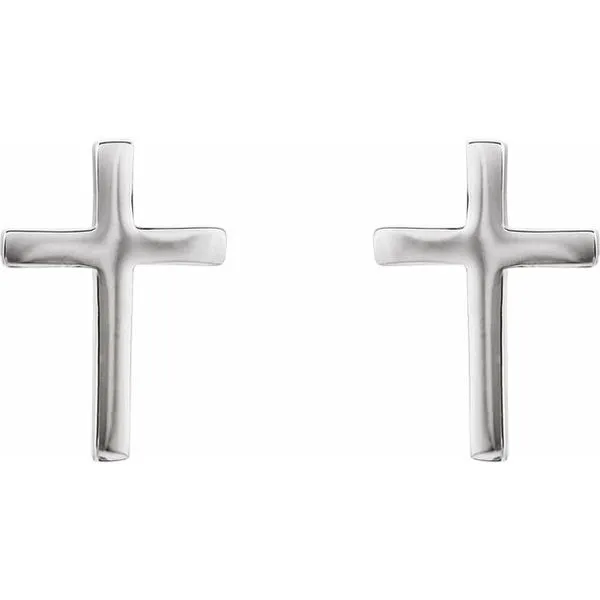 Cross Earrings Image 2 Hopman Jewelers Elkhart, IN