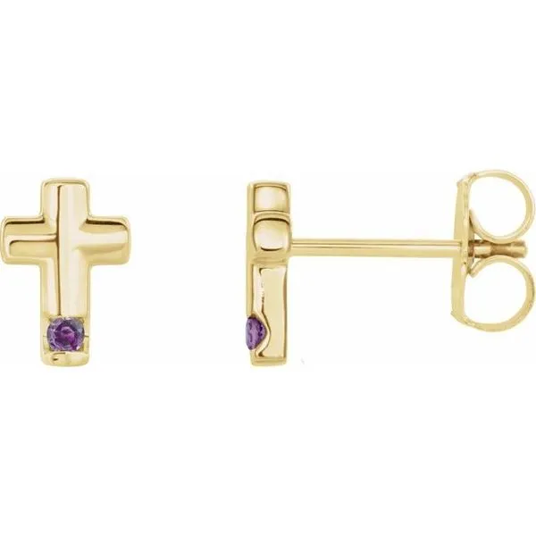 Accented Cross Earrings James & Williams Jewelers Berwyn, IL
